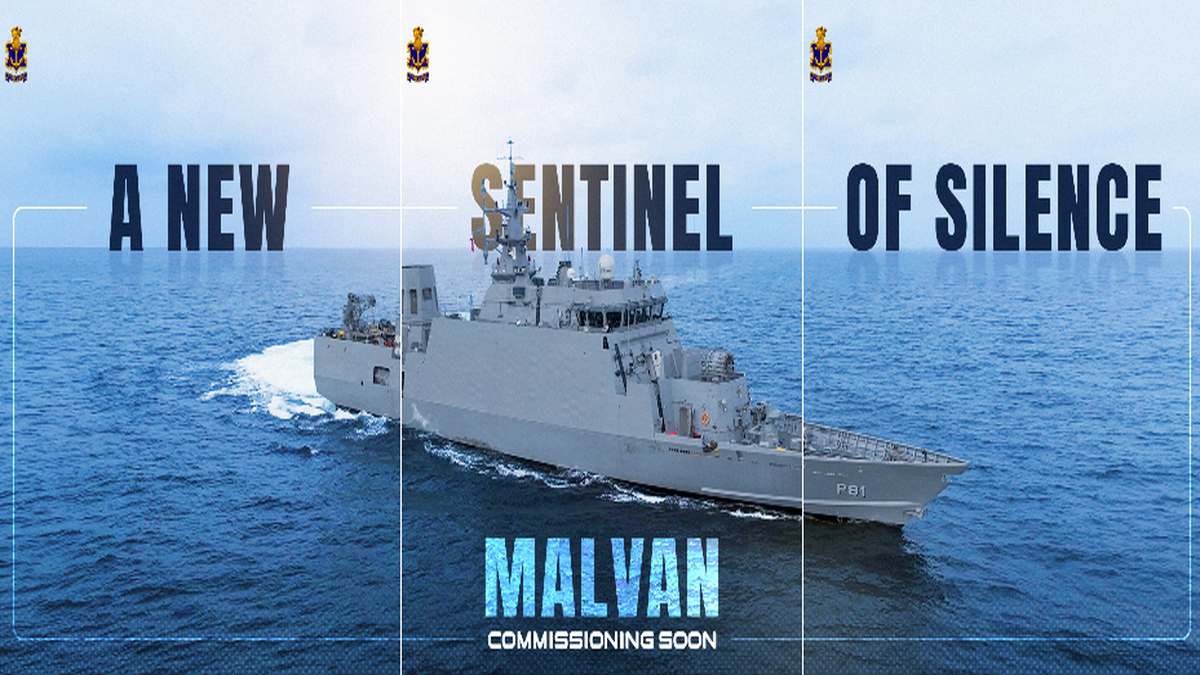 INS Malvan: ভারতীয় নৌবাহিনীর নতুন সাবমেরিন-বিধ্বংসী যুদ্ধজাহাজ, জানুন কেন এটি এত গুরুত্বপূর্ণ? ভারতীয় নৌবাহিনীর দেশীয় প্রযুক্তিতে নির্মিত মাহী-শ্রেণির অ্যান্টি-সাবমেরিন যুদ্ধজাহাজ INS Malvan সমুদ্রে টহল দিচ্ছে; উপকূলীয় জলসীমায় শত্রু সাবমেরিন শনাক্ত ও ধ্বংসের জন্য এটি বিশেষভাবে তৈরি।