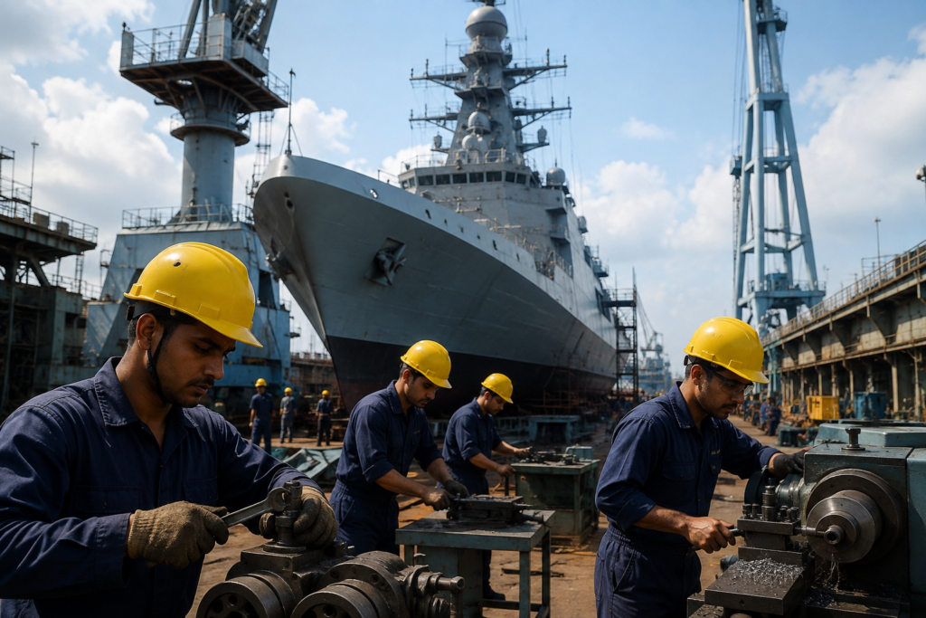 Recruitment 2026: ITI পাশ প্রার্থীদের জন্য বড় সুযোগ, Naval Ship Repair Yard-এ ৫০টি অ্যাপ্রেন্টিস পদ, জেনে নিন যোগ্যতা ও আবেদন পদ্ধতি নৌযান মেরামতের শিপইয়ার্ডে অ্যাপ্রেন্টিস ও কারিগরি কর্মীদের কাজের দৃশ্য