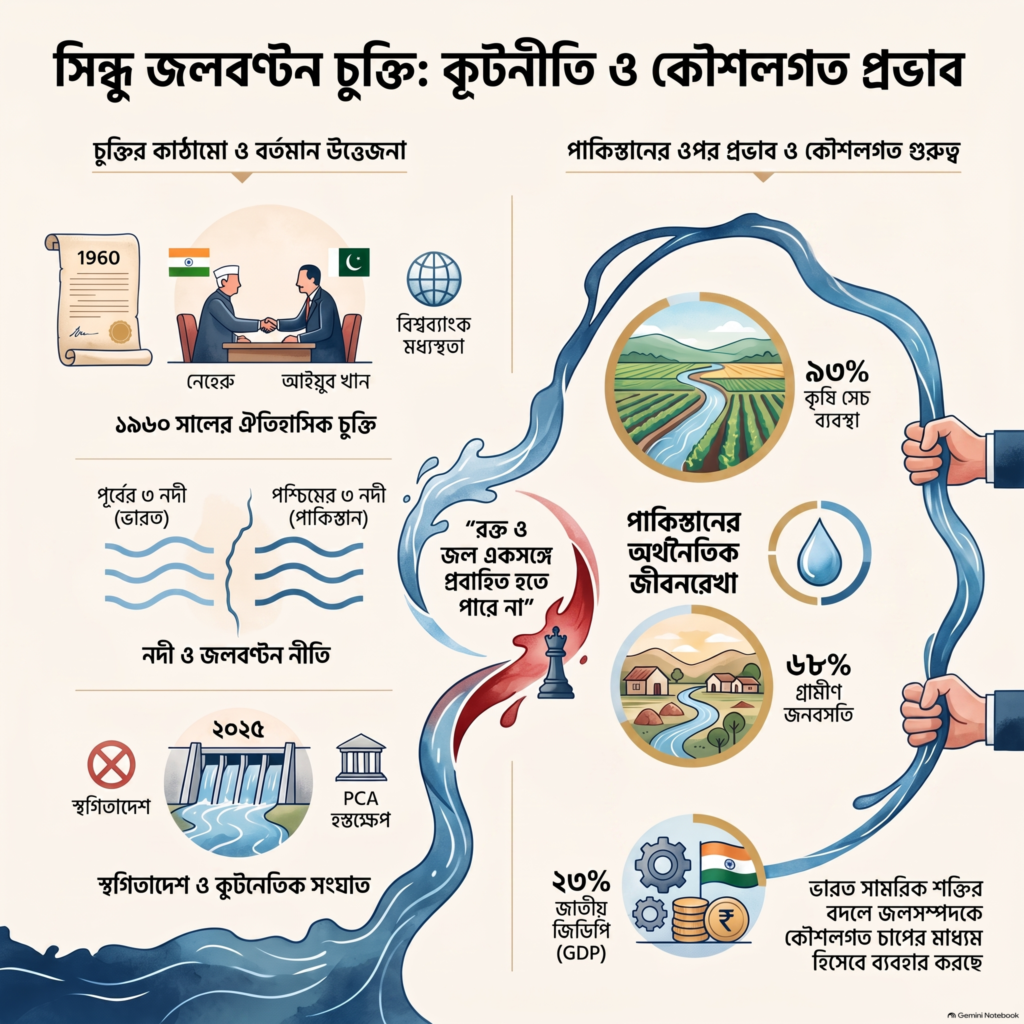 সিন্ধু জলবণ্টন চুক্তির ইতিহাস, ভারত পাকিস্তান সম্পর্ক, জলসম্পদ ও কূটনৈতিক প্রভাব তুলে ধরা তথ্যচিত্র